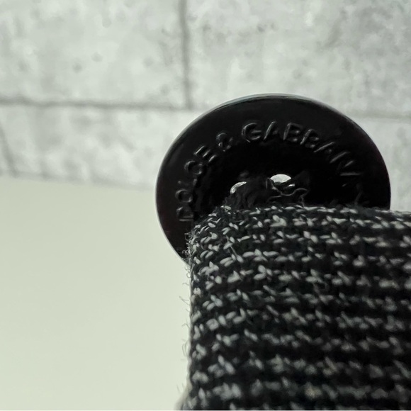 dolce & Gabbana Luxury Plaid Windowpance Check Wool / Silk Blazer Women - Picture 10 of 16